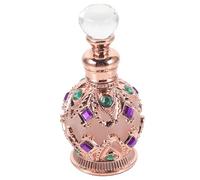 Healvian Flacone di Profumo da Viaggio Spray 15 Ml, Bottiglia Ricaricabile in Vetro Rosa Oro Dosatore, Mini Contenitore Portatile per Fragranze, Adatto a Viaggiatori e Uso Quotidiano