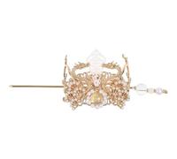 Healvian Forcina per capelli tradizionale cinese Hanfu: coroncina per capelli per il capodanno cinese, bacchetta per, stile antico, chignon, copricapo per donne, cosplay