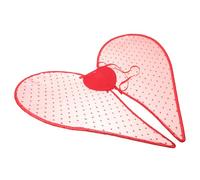 Healvian Forma di Cuore per Donne da Travestimento per San Accessori per Costumi da Fata Rosso per Cosplay e Feste di Halloween