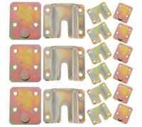 Healvian Ganci per Quadri Resistenti 12 Paia in Metallo di Interblocco per Montaggio a Parete per Esposizioni Artistiche e Decorazioni Domestiche