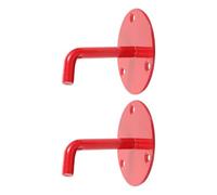 Healvian Gancio Fisso in Ferro per Estintore Co2 da 2 a 9 Kg, Supporto a Parete 2 Pezzi, Staffa Pesante in Metallo, Montaggio Facile, per Uffici e Abitazioni