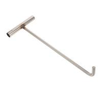 Healvian Gancio in Acciaio Inossidabile a Forma di T 38 CM Diametro 12 MM per Sollevamento Tombino Fognario Gancio di Trazione per Copertura Pozzetto e Porta Scorrevole Attrezzo Multiuso