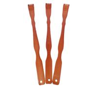 Healvian Grattaschiena in Bambù Naturale 3 Pezzi Manico Ergonomico, Kit Manuale Portatile per Massaggio e Sollievo Prurito, Adatto per Uomini e Donne, per Casa, Ufficio e Viaggi