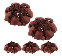 Healvian Kit 5 Pezzi Retina Elastica per Chioma da Balletto, Protettore Invisibile per Chignon Professionale, Rete per Cura Chioma Infermieri e Hostess, Accessori per Acconciature