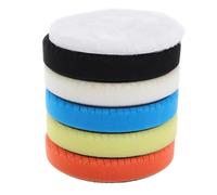 Healvian Kit 6 Pezzi Tamponi Lucidanti in Spugna 6 Pollici Dischi Applicatori di Cera per Auto Spugne per la Pulizia e Ceratura Veicoli Adatti per Uso Domestico e Officina