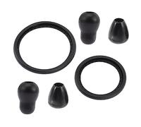 Healvian Kit Di Accessori Medici Per Sostituzione Diaframma e Auricolari Per Stetoscopio Adulti e Ragazzo Ragazza, Copertura Membrana in Pe Sicura, Set Ricambio Per Uso Professionale in Cardiologia