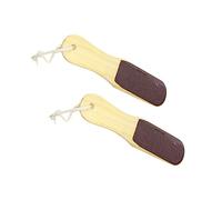 Healvian Kit Di Strumenti Per Levigare I Piedi 2 Pezzi Lima E Spazzola Per Piedi A Doppia Faccia Per Leliminazione Della Pelle Morta Delicato Sulla Pelle Colore Casuale