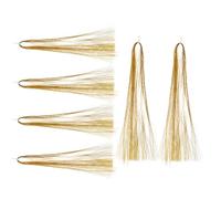 Healvian Kit Extension Hair Tinsel con Ganci Legno e Micro Anelli Colorati Set Completo per Donne e Ragazze Accessori Brillanti per Acconciature Fai da Te