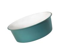 Healvian Lavabo in Plastica Resistente Bacinella Doppio Colore e Bianco per Lavaggio Bucato e Piedi per Bagno e Campeggio