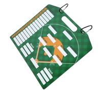 Healvian Lavagna Cancellabile per Formazione Baseball in Pvc e Resistente, Tabellone Tattico Non Pieghevole per Allenatori Durante le Partite