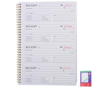 Healvian Libro delle Ricevute Copia Carbone 2 Parti, Libretto Piccolo per Piccole Imprese, Registro Pagamenti e Fatture Portatile per Gestione Ordini e Controllo Spese