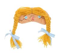 Healvian Maschera per dormire per donne e ragazze - Benda divertente kawaii - Maschera per dormire da viaggio oscurante - Comoda copertura per gli occhi durante la notte per l'uso durante il