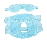 Healvian Maschera Viso in Gel e Impacco Freddo Riutilizzabile, Maschera Per Occhi Di Ghiaccio in Pvc Sicura, Lenitiva e Rinfrescante, Per Uso Famiglia, Ragazzo Ragazza, Compleanni e Scuola