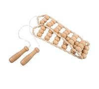 Healvian Massaggiatore Manuale in Legno Rullo Per Schiena e Gambe Bastone Da Massaggio Trigger Point Manico Ergonomico Strumento Di Rilassamento Muscolare Adatto Tutti