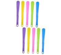 Healvian Metallo 10 Pezzi pigro sollevatore di scarpe calzascarpe anziano alzascarpe portatile casse audio strumento calzascarpe estrattore di scarpe mini stivali il pigro tromba bambino