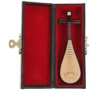 Healvian Miniatura Pipa Strumento Musicale Piccolo in Materiale Composito Leggero per Decorazione e Foto, Aspetto Realistico e Design Compatto