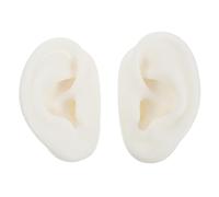 Healvian Modello Orecchio Artificiale in Silicone Flessibile Per Esposizione e Pratica Piercing Stampo Orecchio Imitazione Per Gioielli e Apparecchi Acustici solo 1 Lato sinistro