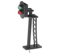 Healvian Modello Semaforo Educativo in Plastica Gialla per Tavolo di Sabbia, Giocattolo Segnaletica Stradale per, Accessorio per Scenografie Fai da Te e Simulazione Traffico