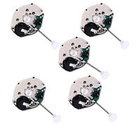 Healvian Movimento Orologio al Quarzo 5 Pezzi, Ricambio per Orologi da Polso, Parti Movimento Precise Guida Installazione, Resistente a Basso Consumo per Riparazione e Manutenzione