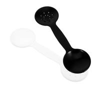 Healvian Occlusore Oculare in Plastica Set 2 Pezzi Nero e Bianco Copertura per Esame della Vista Ergonomico e Resistente per Test Visivi in Scuole e Ospedali