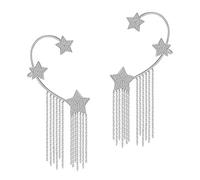 Healvian Orecchini Bottone Nappe Forma di Stella senza Piercing Accessori Delicati per Orecchie Design Chic Adatti Diversi Abiti e Occasioni