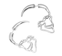 Healvian Orecchini Scheletro Hollow Design Pendenti Unisex Casual Accessorio