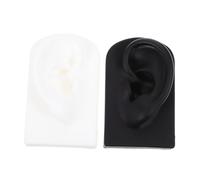Healvian Orecchio in Silicone Realistico Per Piercing Espositore Per Orecchini Flessibili Per Pratica e Display Gioielli