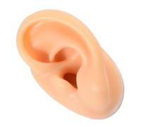 Healvian Orecchio in Silicone Realistico Sinistro con Texture Dettagliata per Esposizione, Pratica Piercing e Studio Anatomia, Materiale Elastico e Resistente per Scuole di Bellezza e Studi