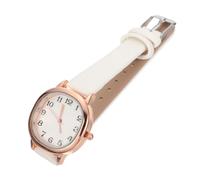 Healvian Orologi da donna quarzo annata polso semplice signore retro ladies watch guardare mothers day present cinturino cuoio le donne guardano orologio da donna quarzo Bicchiere bianca