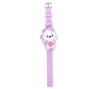 Healvian Orologio a Conchiglia Touchscreen LED per Bambini, Design Orso Viola, Materiale Durevole, Schermo Touch Sensibile, Comodo da Indossare per Uso Quotidiano