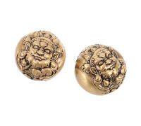 Healvian Palline di Allenamento per Presa Manuale in Ottone Cuscinetti Solidi per Riabilitazione della Forza di Presa Esercizi per Mani e Allenamento del Polso