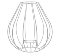 Healvian Paralume in Ferro a Forma di Mongolfiera Vintage Supporto per Lampada E27, Ottimizzazione dello Spazio e Montaggio Fai-da-te per Ufficio e Comodino