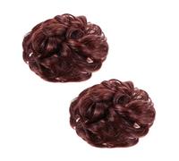 Healvian Parrucca Per Chignon Per Da 2 Pezzi Parrucca Per Parrucchino Chignon Per Sintetici Per Matrimonio
