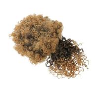 Healvian Parrucca Sintetica Con Coda Di Cavallo e Frangia Per Festa Ricci Naturali Facile Da Indossare Perfetta Per Cosplay e Occasioni Speciali