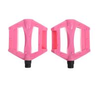 Healvian Pedali per Bicicletta per in Plastica Resistente Coppia Rosa Scanalature Antiscivolo Adatti per Mountain Bike e Bici per Ragazzi Supporto Stabile Asse Centrale per Uso Outdoor