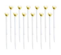 Healvian Penna a Sfera a Forma di Cuore Ricaricabile Set da 12 Pezzi, Penne Novità Colorate per Scrittura Creativa, Bomboniere Matrimonio e Forniture per Ufficio San