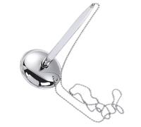 Healvian Penna da Scrivania con Catena e Base Argento Penna da Ufficio Verticale con Design Ergonomico Scrittura Scorrevole per Sportelli Bancari Reception e Hotel