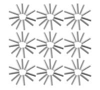 Healvian Perni di Fissaggio in Acciaio Inox 304 per Chiave Telecomando Auto Diametro 16 MM Lunghezza 8 MM Set da 200 Pezzi Accessori per Chiavi Pieghevoli Adatti per Uso Professionale