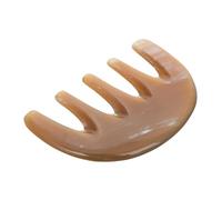 Healvian Petto Denti Larghi Per Massaggi Del Capelluto Pettine Antistatico in Corno Naturale Pettine Da Viaggio Per Capelli Lunghi e Ricci Laterale Francese Per Uomini e Donne Per Districar