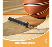 Healvian Picchetti da Terra a Molla per Bandierine D’Angolo da Calcio Set da 4 Base a Molla Nera Ancoraggio Stabile per Allenamento di Calcio e Allenamento Tecnico