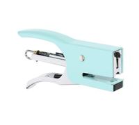 Healvian Piccola Spillatrice Portatile in Metallo Color Macaron Verde Menta, Cucitrice a Spinta Presa Confortevole, Pinzatrice Manuale per Ufficio, Scuola e Casa, Pinza Fino a 2 Fogli