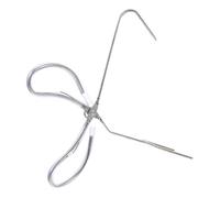 Healvian Pinza per Smaltatura Ceramica in Acciaio Resistente Calibro per Immersione Argilla Leggero e Pratico Strumento per Ceramisti e Hobbisti in Studi e Laboratori