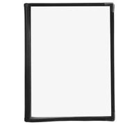 Healvian Porta Menù Trasparente 6 Pagine 12 Facciate in PVC Resistente per Ristorante e Bar Copertina Menu Carta dei Vini e Bevande Cartella Menu Multifunzionale per Uso Professionale