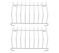 Healvian Porta Toast da Tavolo in Acciaio 304 Resistente al Calore Set 2 Pezzi per Pane e Toast Porta Pane Riutilizzabile per Uso Quotidiano e Colazioni in Casa