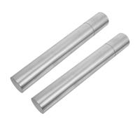 Healvian Porta Tubo Certificati in Acciaio Inox 2 Pezzi, Cilindro Portadocumenti 3 Cm X 40 Cm Coperchio Sigillato, Organizer per Diplomi, Certificati di Nascita e Documenti