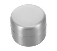 Healvian Portatile Scatola Mini in Acciaio Inossidabile Contenitore Rotondo con Chiusura Ermetica Organizer Compatto da Tasca per Pillole e Ricordi Resistente e Facile da Usare per Viaggi