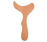 Healvian Raschietto Per Massaggi in Legno Per Viso e Gambe Strumento Per Massaggi Impugnatura Antiscivolo Rilassanti e Terapeutici 13.8 Pollici