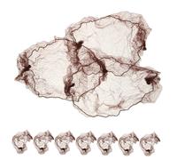 Healvian Retine per Chioma Elastiche Invisibili per Chignon, Set da 10 Pezzi, Rete Elastica Resistente per Donne, Ballerine, Infermiere e Hostess, Accessori per Chioma per Uso Quotidiano e Feste
