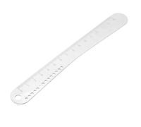 Healvian Righello in Acciaio Inossidabile per Impasti con Segni di Misurazione Precisi, Utensile Multifunzionale per Pasta e Pizza, per Cucina e Forno