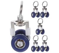 Healvian Runner e Puleggia per Binario per Tende, Ruote Silenziose in Materiale Durevole per Tende Passanti, 6 Pezzi per Finestre e Porte Scorrevoli